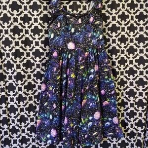 Hot Topic Galaxy Print Dress